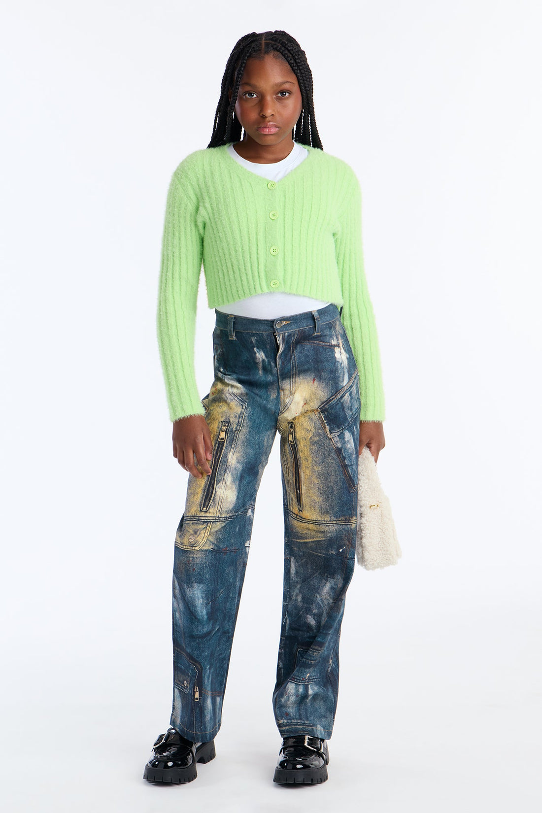 Mini My Aspirations Cargo Jeans - Black/combo