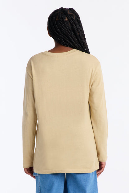 Mini Betty Boop Long Sleeve Tee - Sand