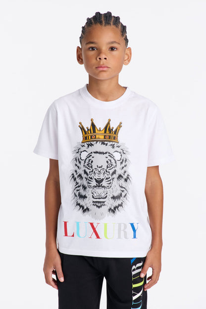 Mini Living In Luxury Short Set - White/Black