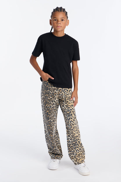 Mini Baggy Wild Thang Leopard Pant - Brown/combo