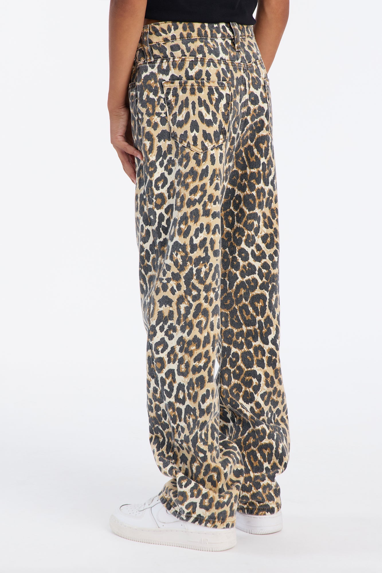 Mini Baggy Wild Thang Leopard Pant - Brown/combo