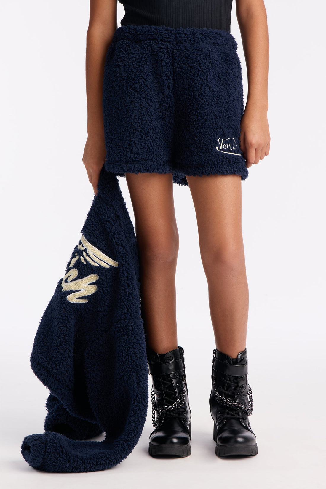 Mini Von Dutch Spread Your Wings Shorts - Navy