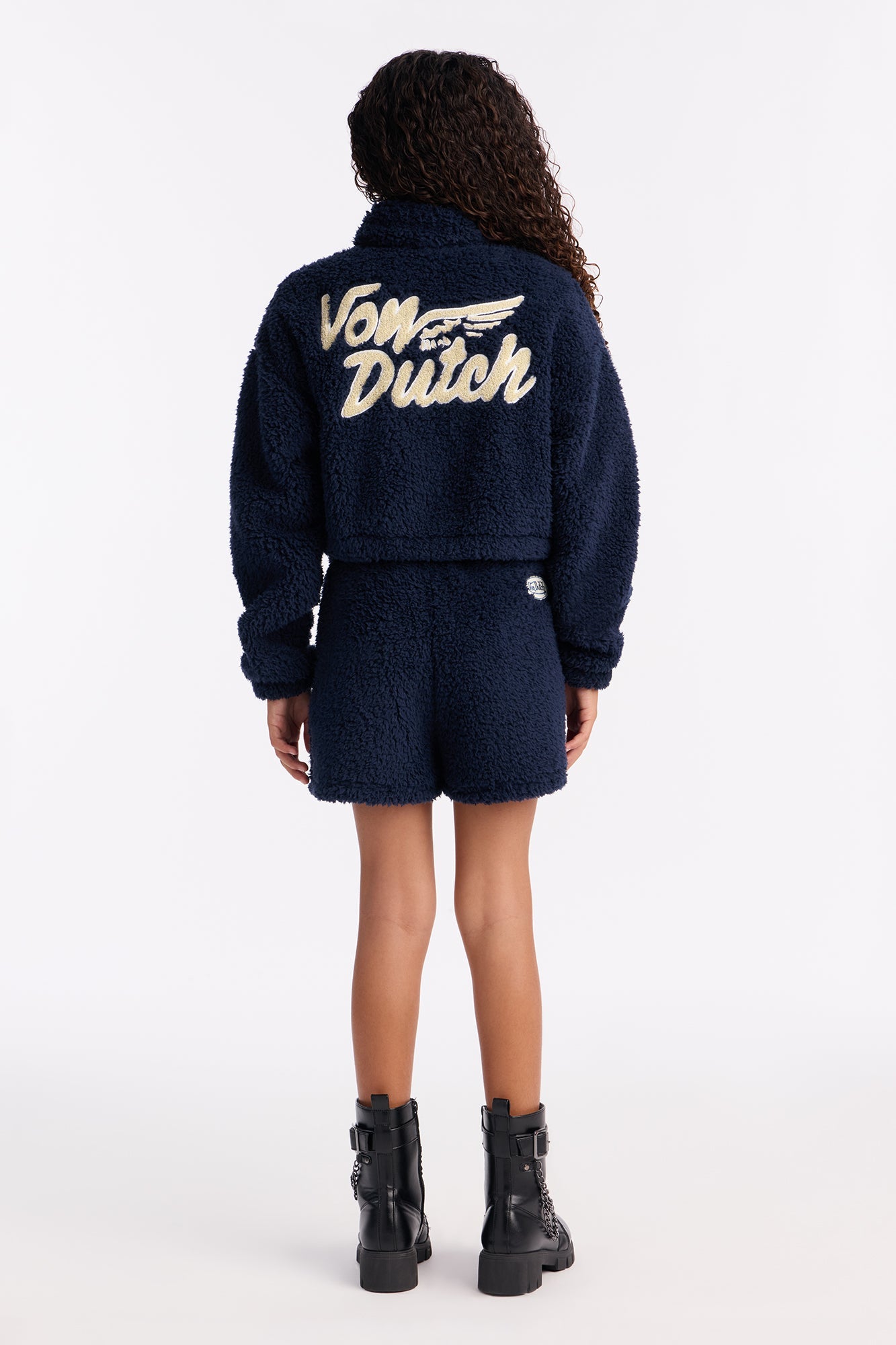 Mini Von Dutch Spread Your Wings Shorts - Navy