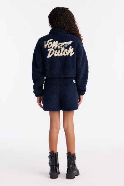 Mini Von Dutch Spread Your Wings Shorts - Navy