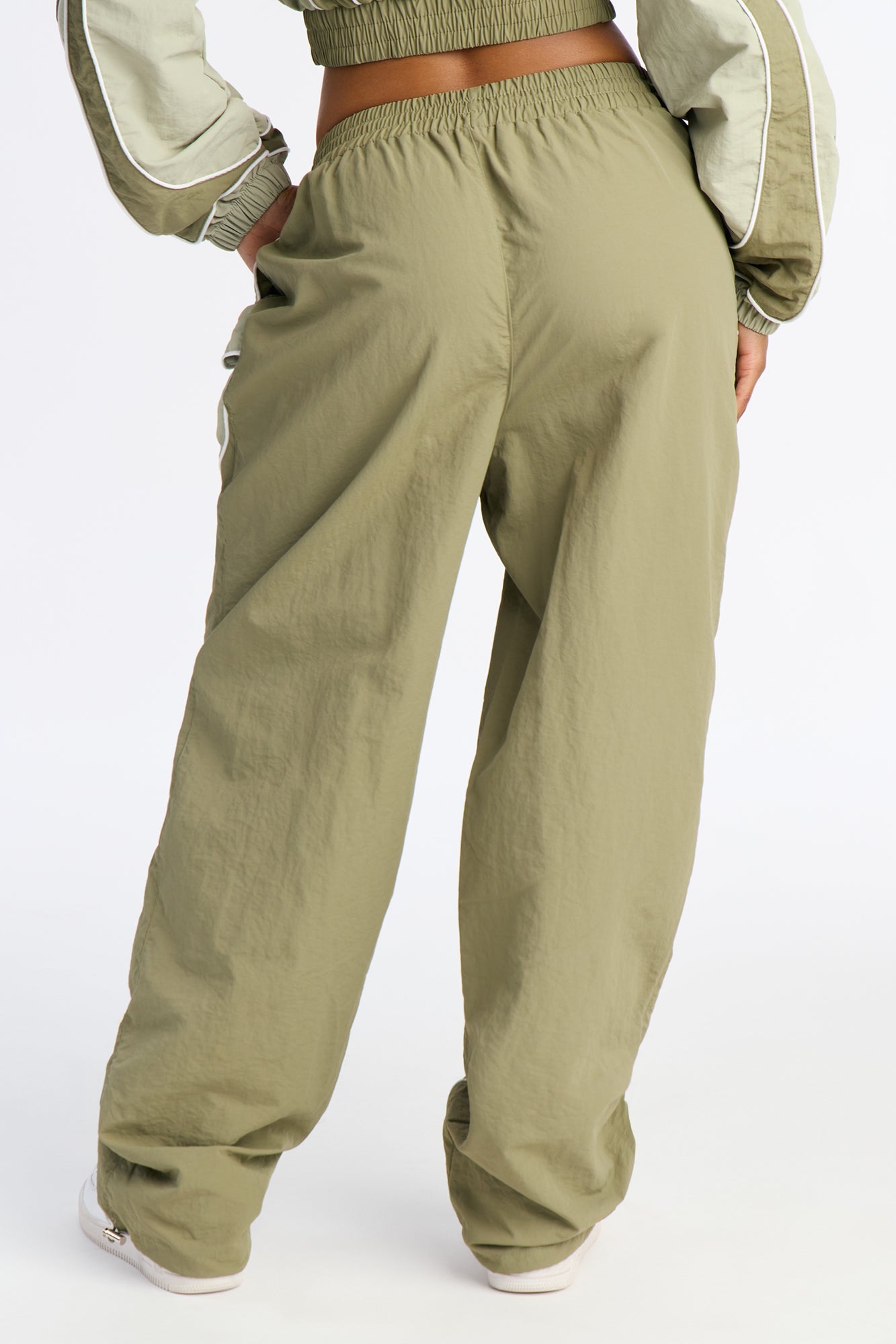 New Era Colorblock Track Pant - Sage