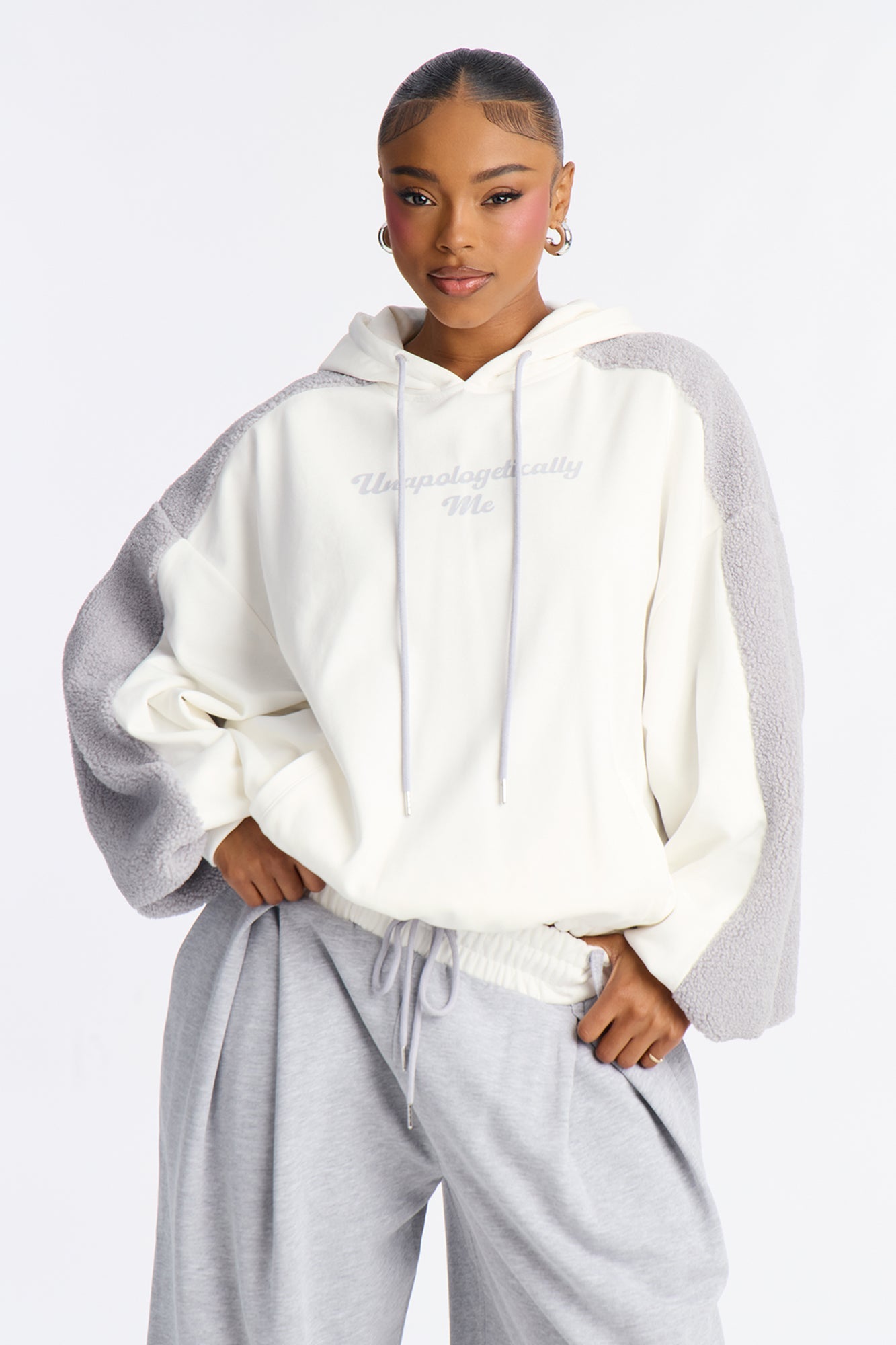 Unwind Mode Pant Set - Grey/combo