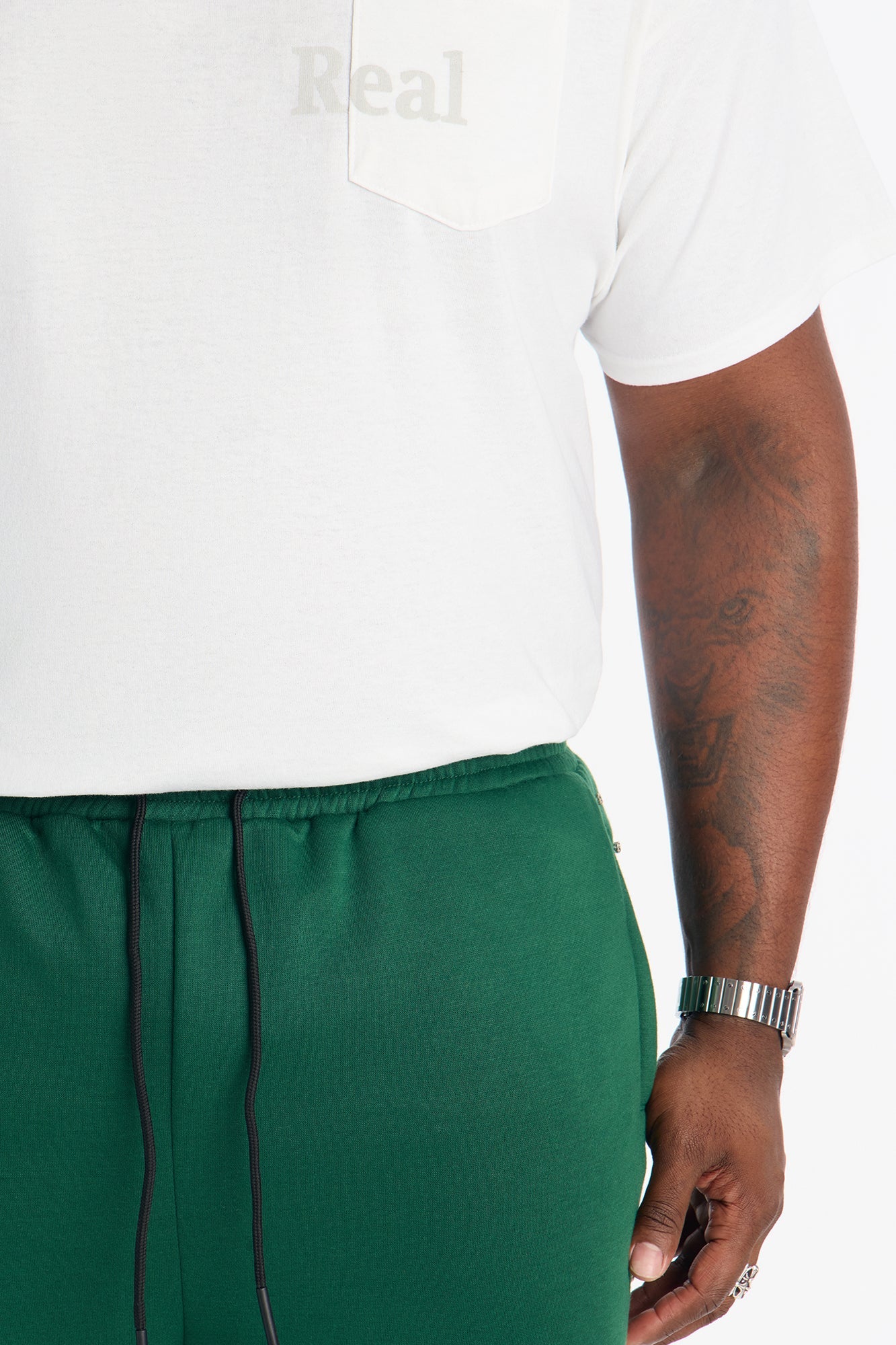 Rhinestone Tribe Sweatpants - Green
