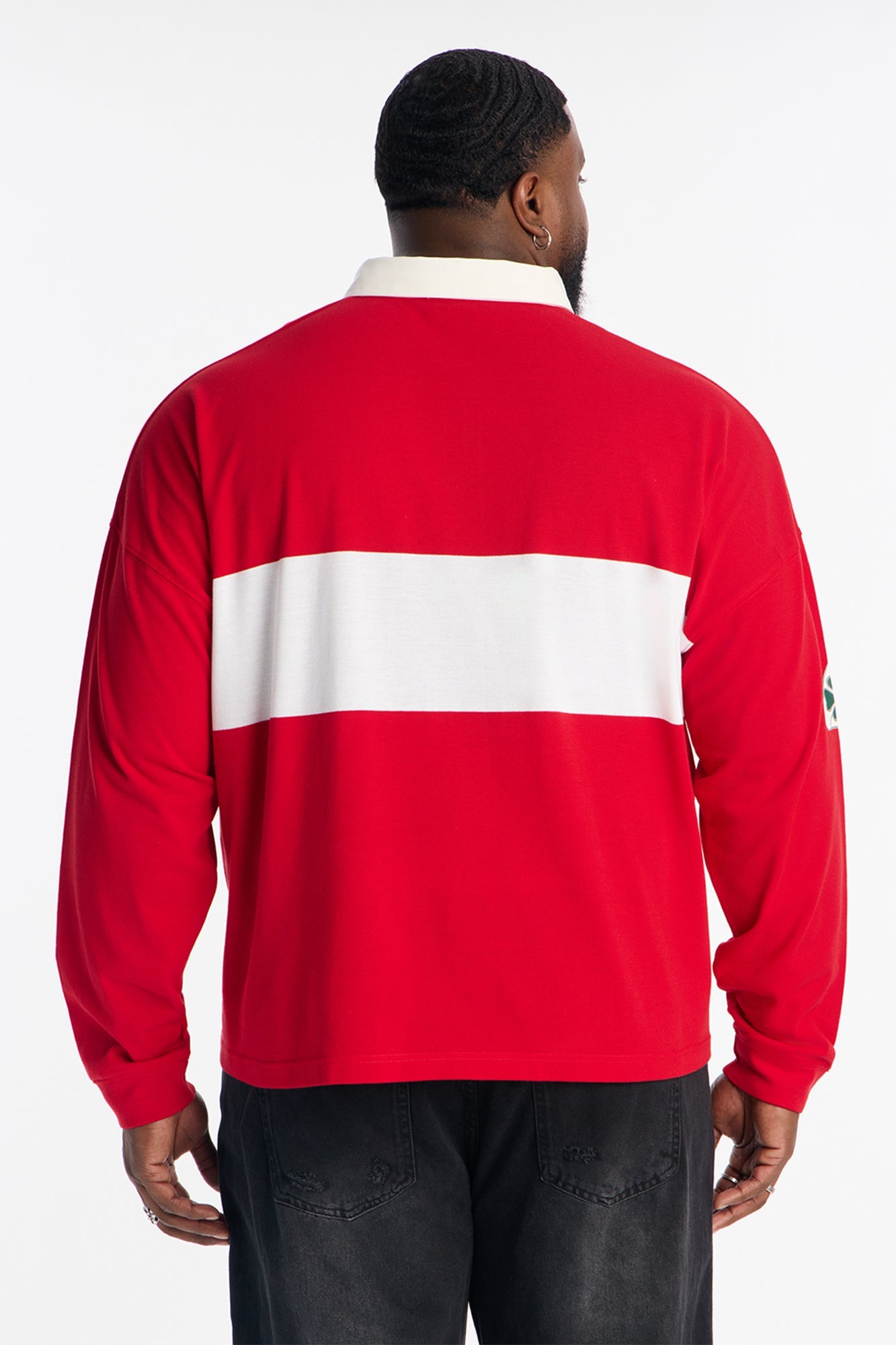 Alfa Romeo Long Sleeve Polo - Red/combo