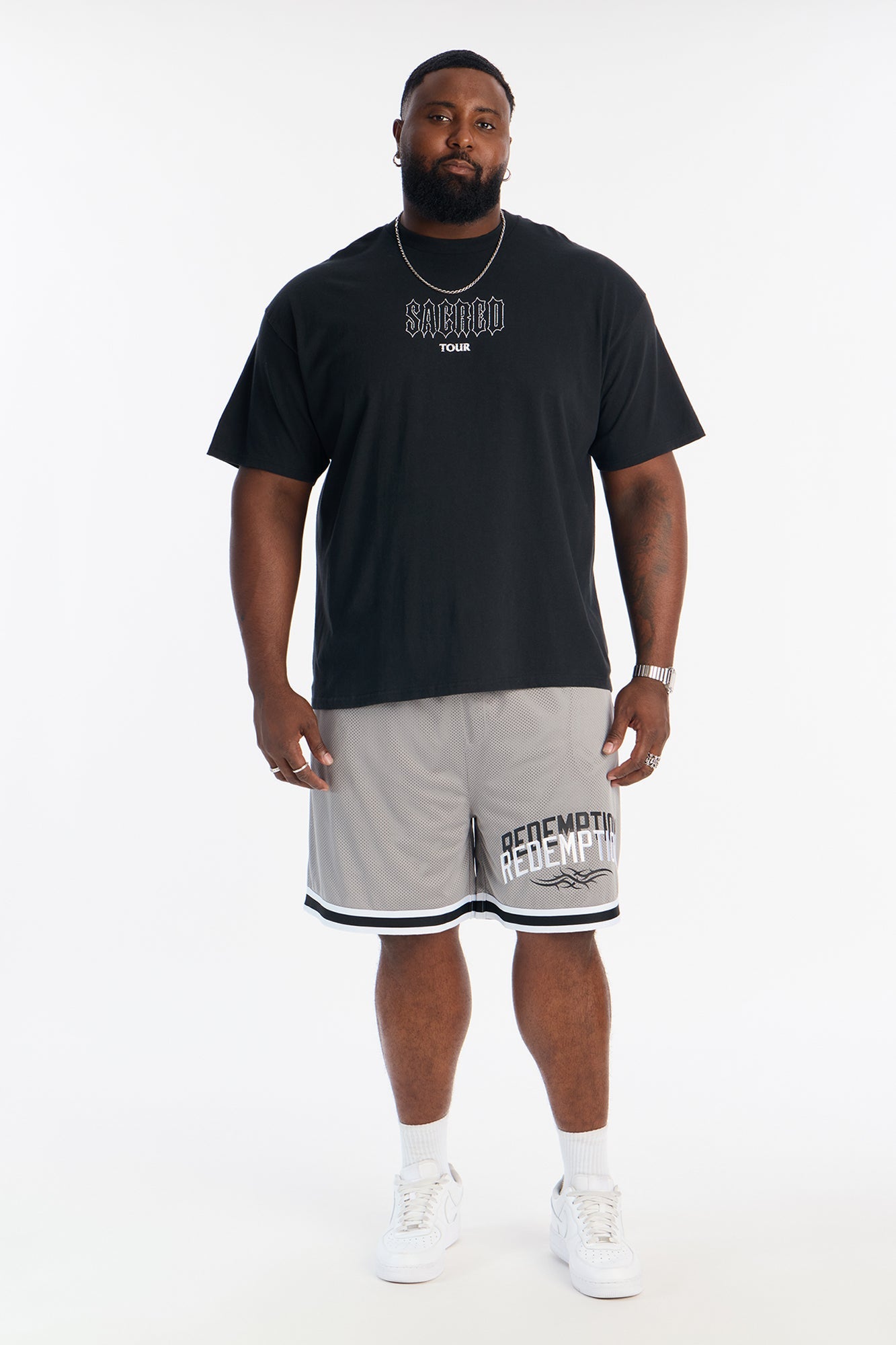 Sacred Tour Short Sleeve Tee - Black
