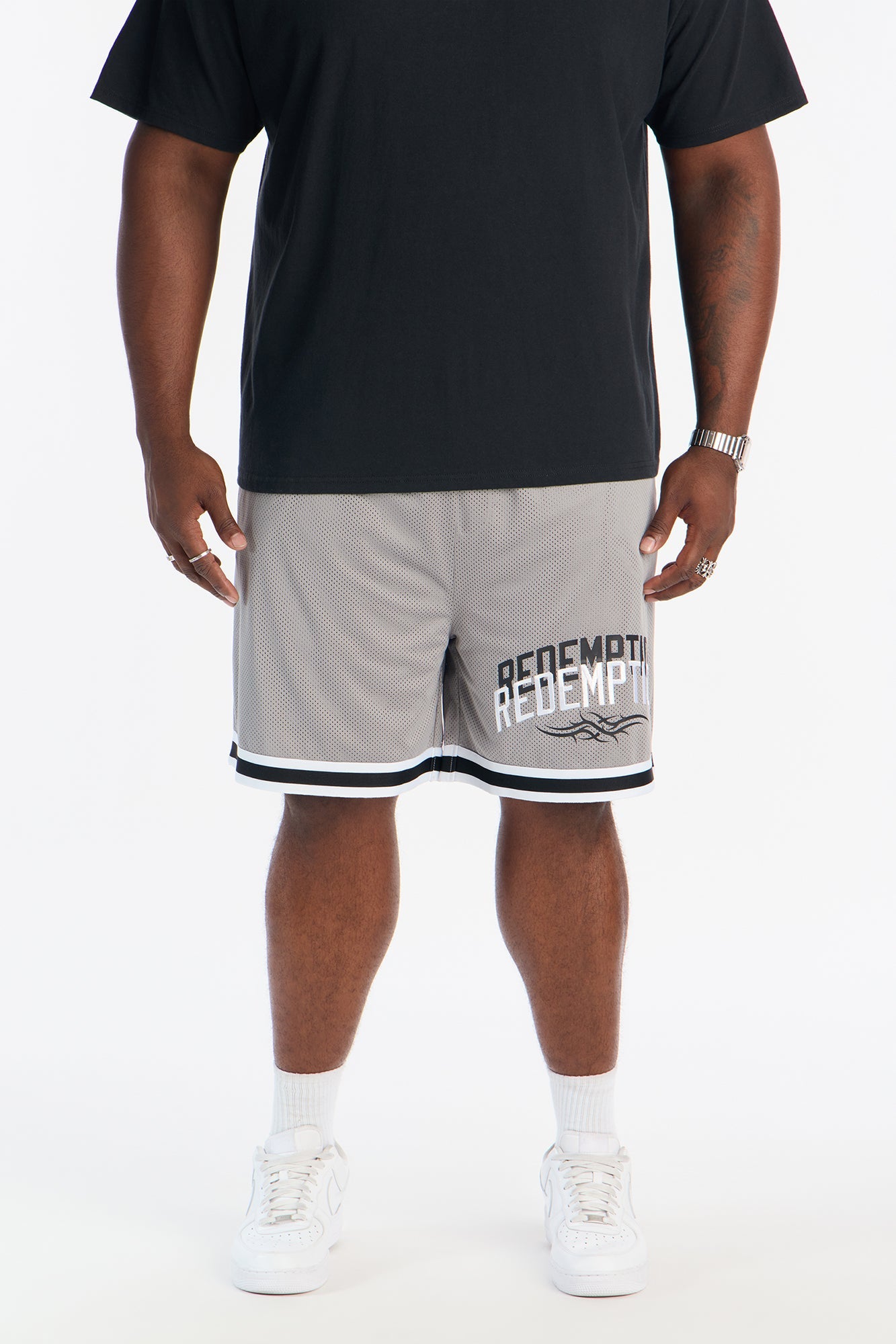 Redemption Legacy Mesh Short - Grey