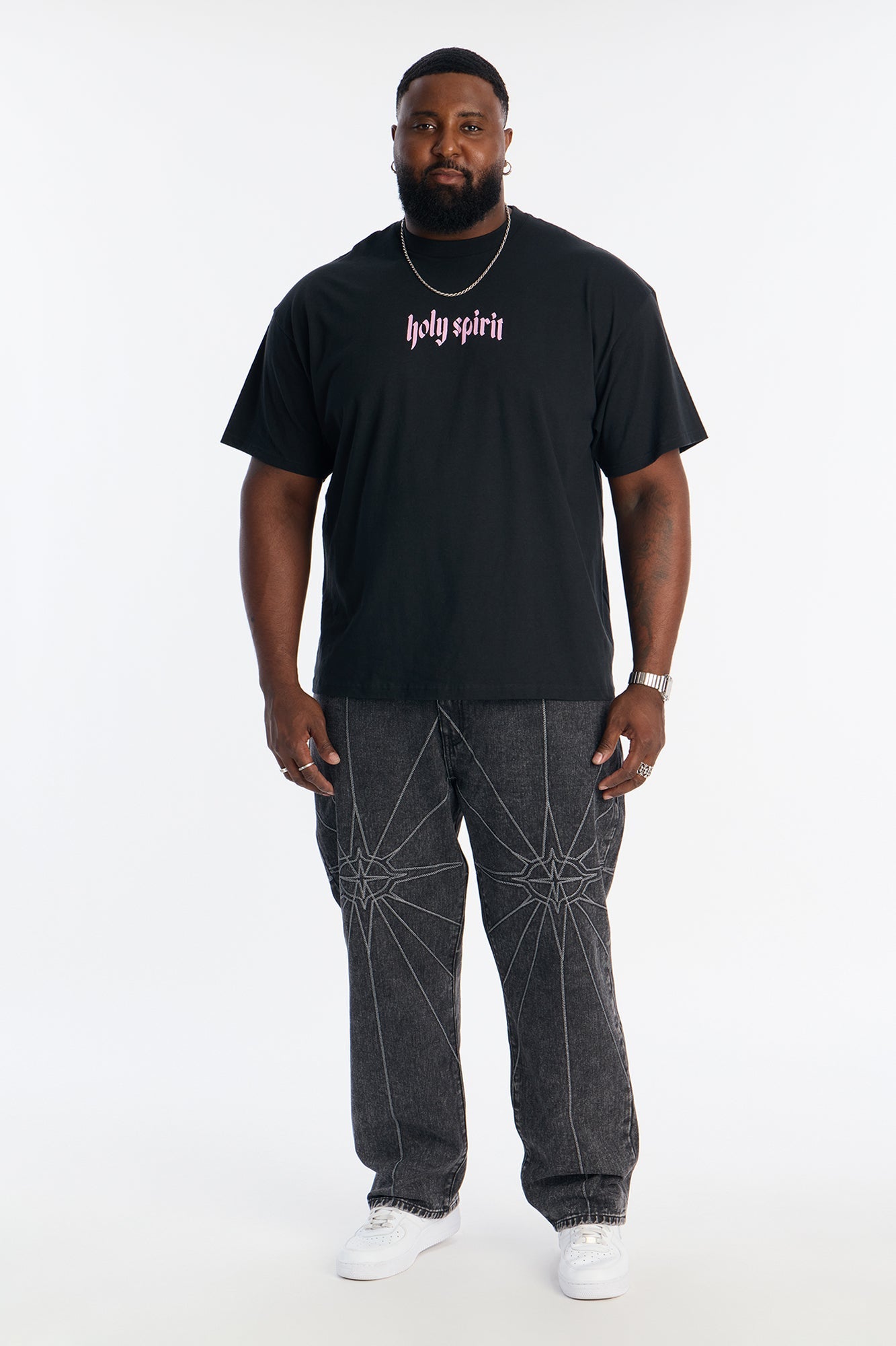 Protected By The Holy Spirit Short Sleeve Tee - Black