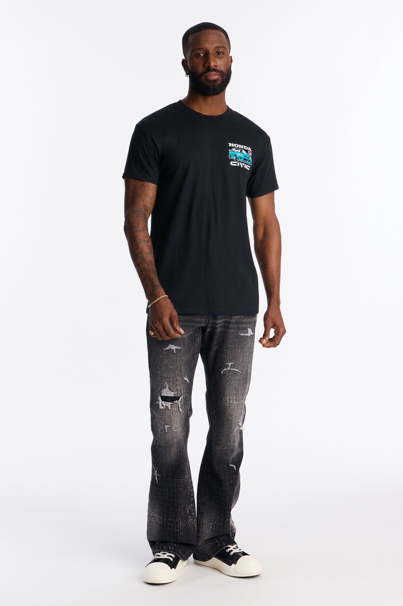 Honda Civic Short Sleeve Tee - Black