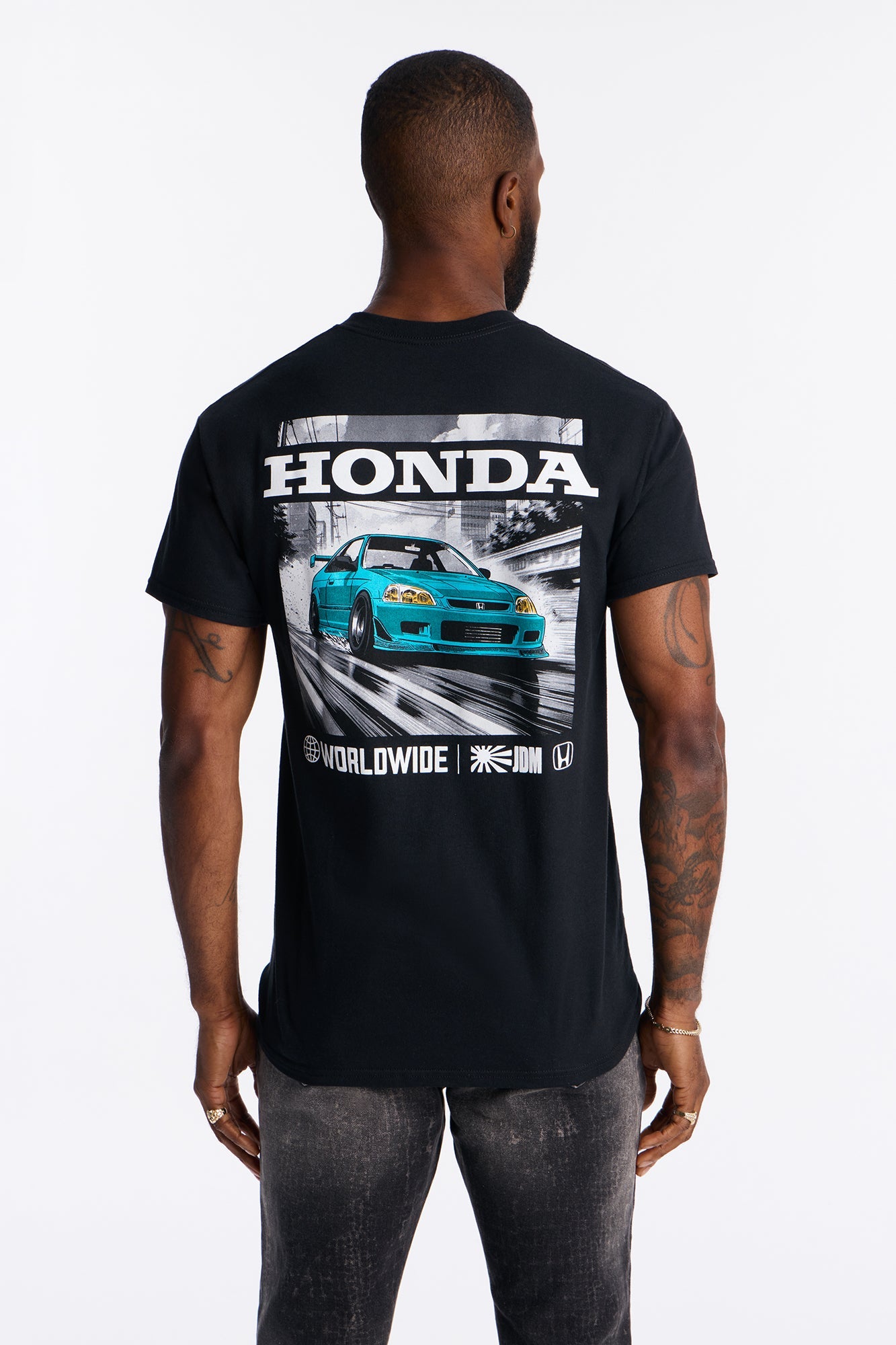 Honda Civic Short Sleeve Tee - Black