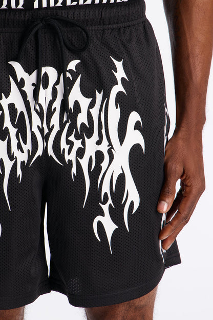 Midnight Anthem Graphic Mesh Short - Black/combo