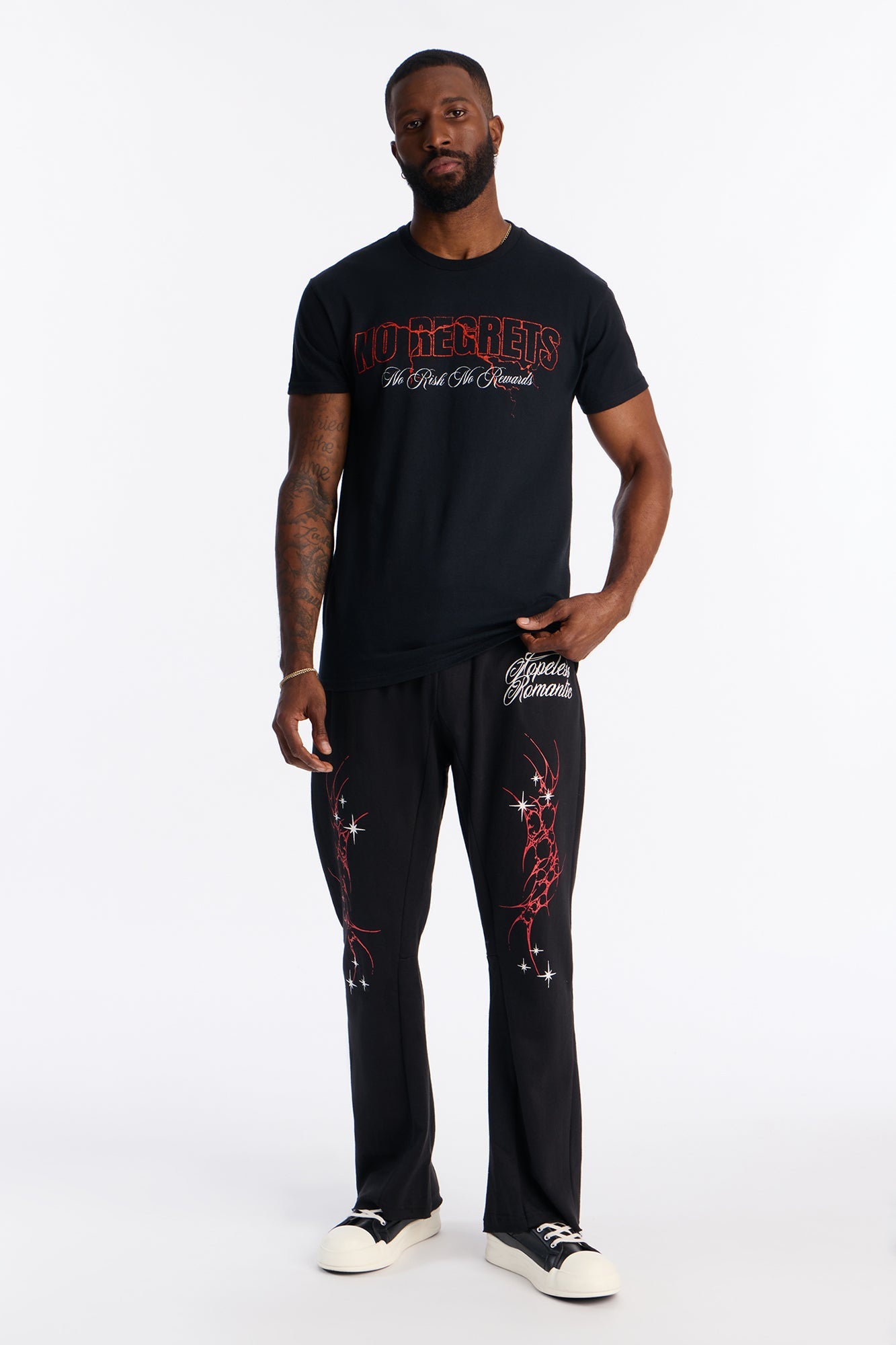 No Risk No Reward Short Sleeve Tee - Black