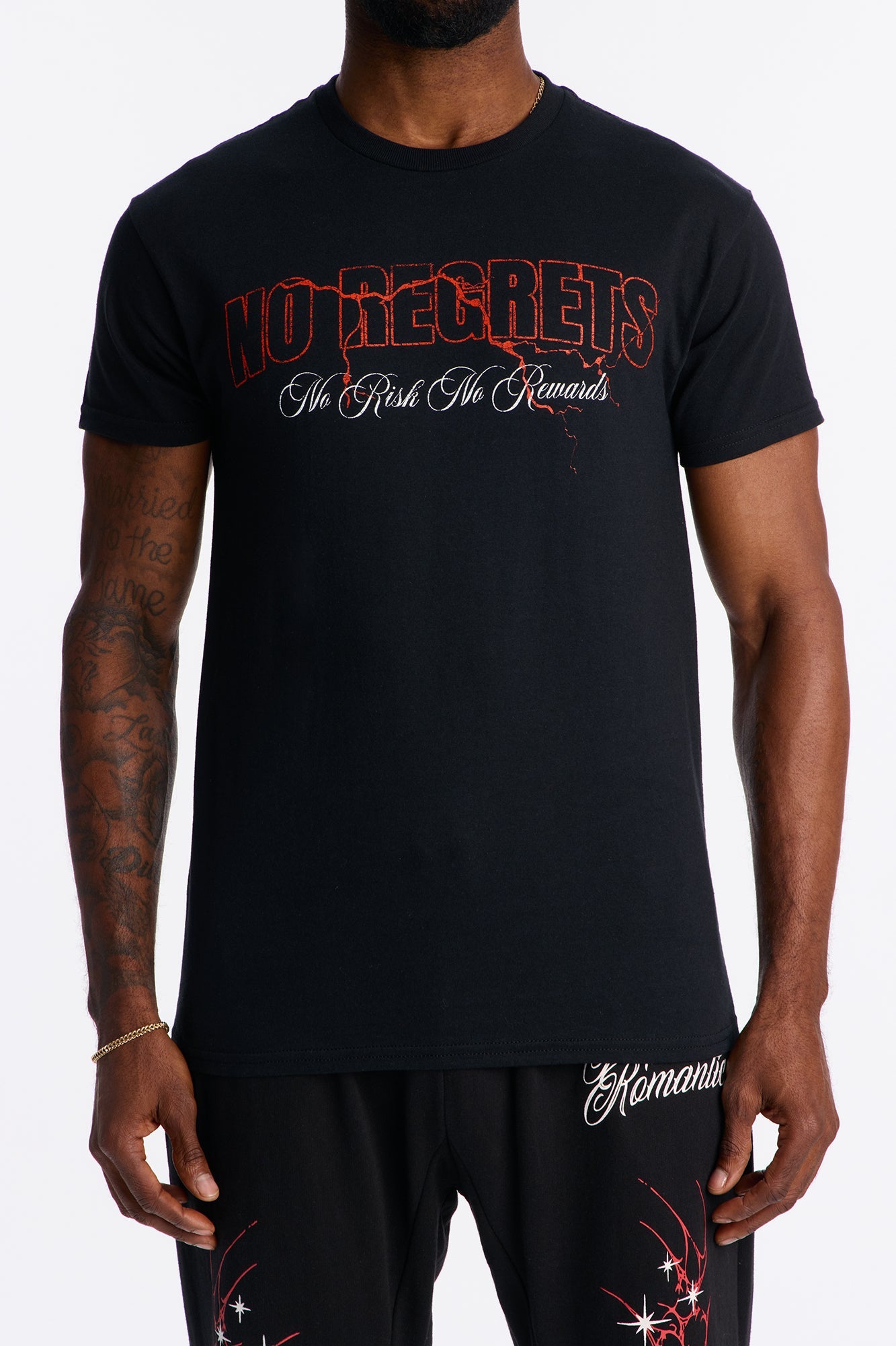 No Risk No Reward Short Sleeve Tee - Black