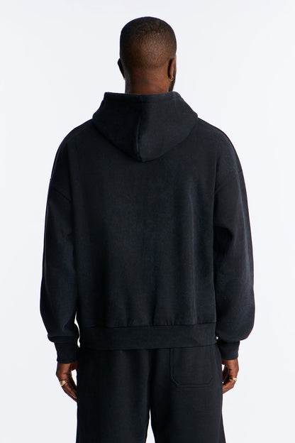 Hustle Hollywood Oversized Hoodie - Black