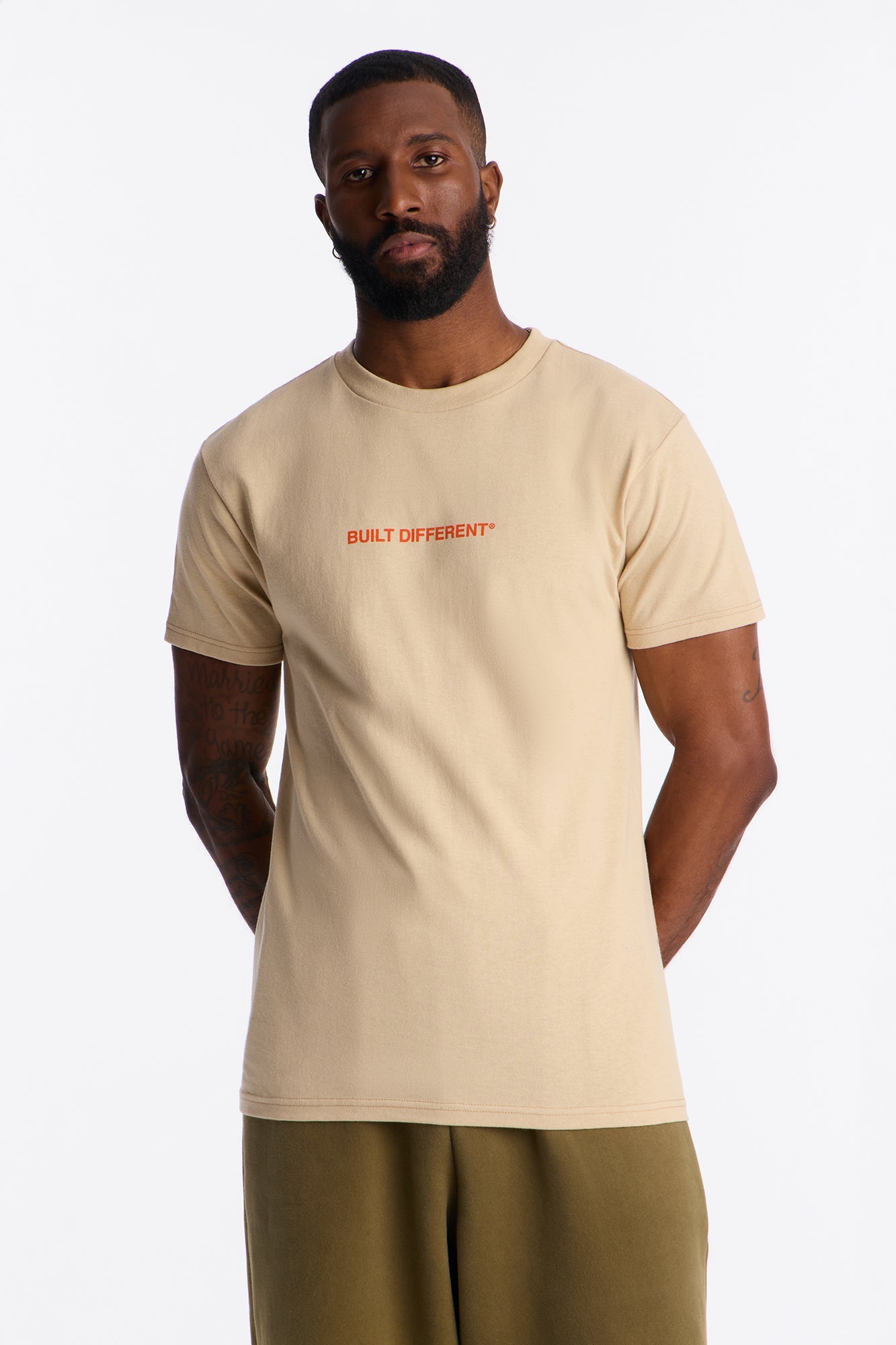 Built Against All Odds Short Sleeve Tee - Tan