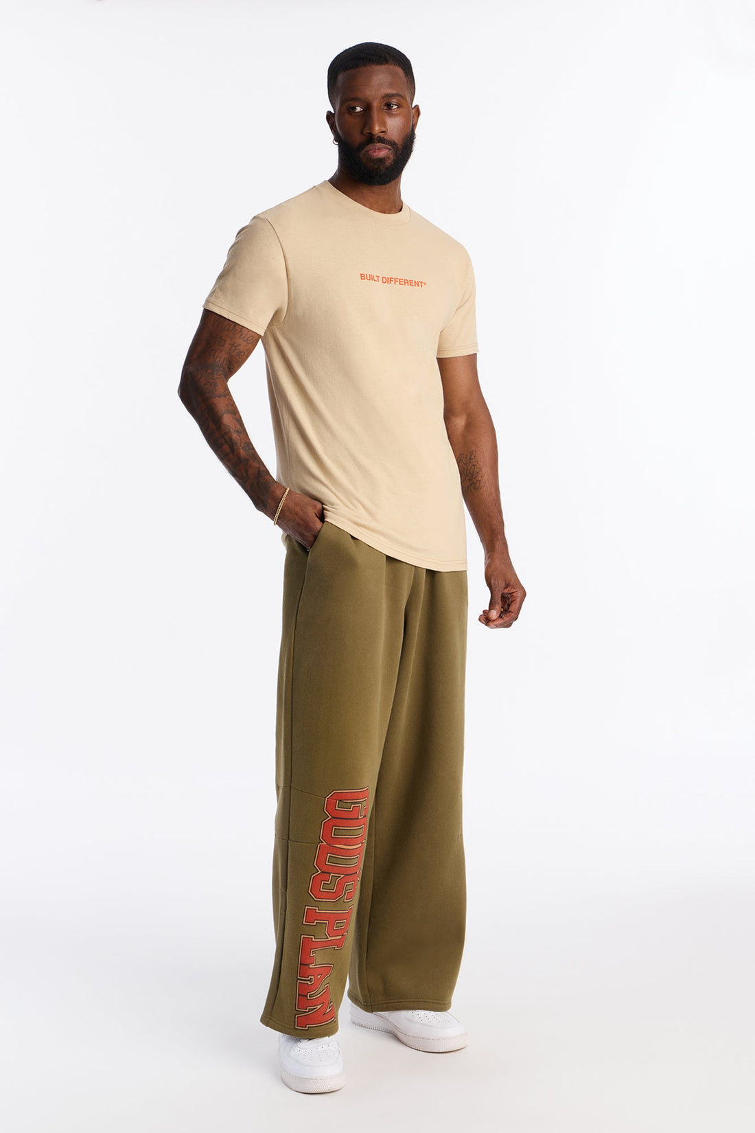 Built Against All Odds Short Sleeve Tee - Tan