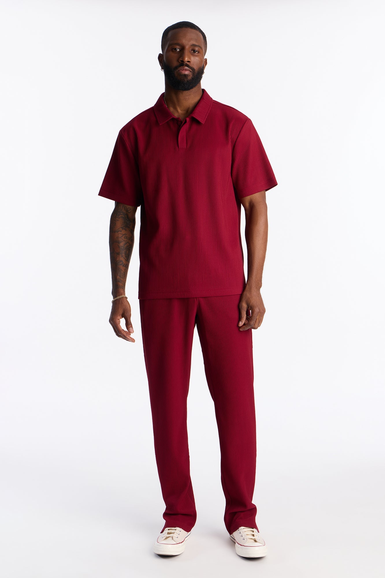 Show Up Polo Shirt - Burgundy