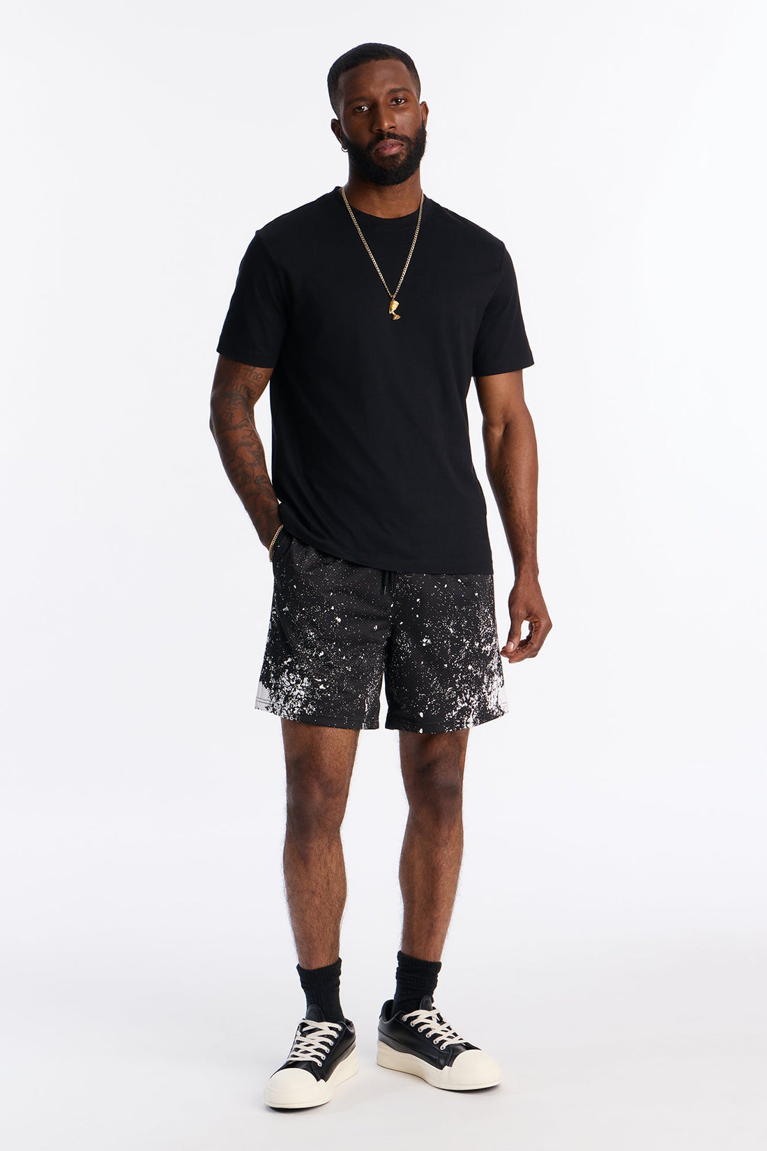 Cosmos Dust Mesh Short - Black/combo