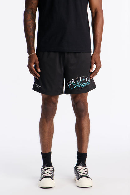 Angels Boulevard Mesh Short - Black