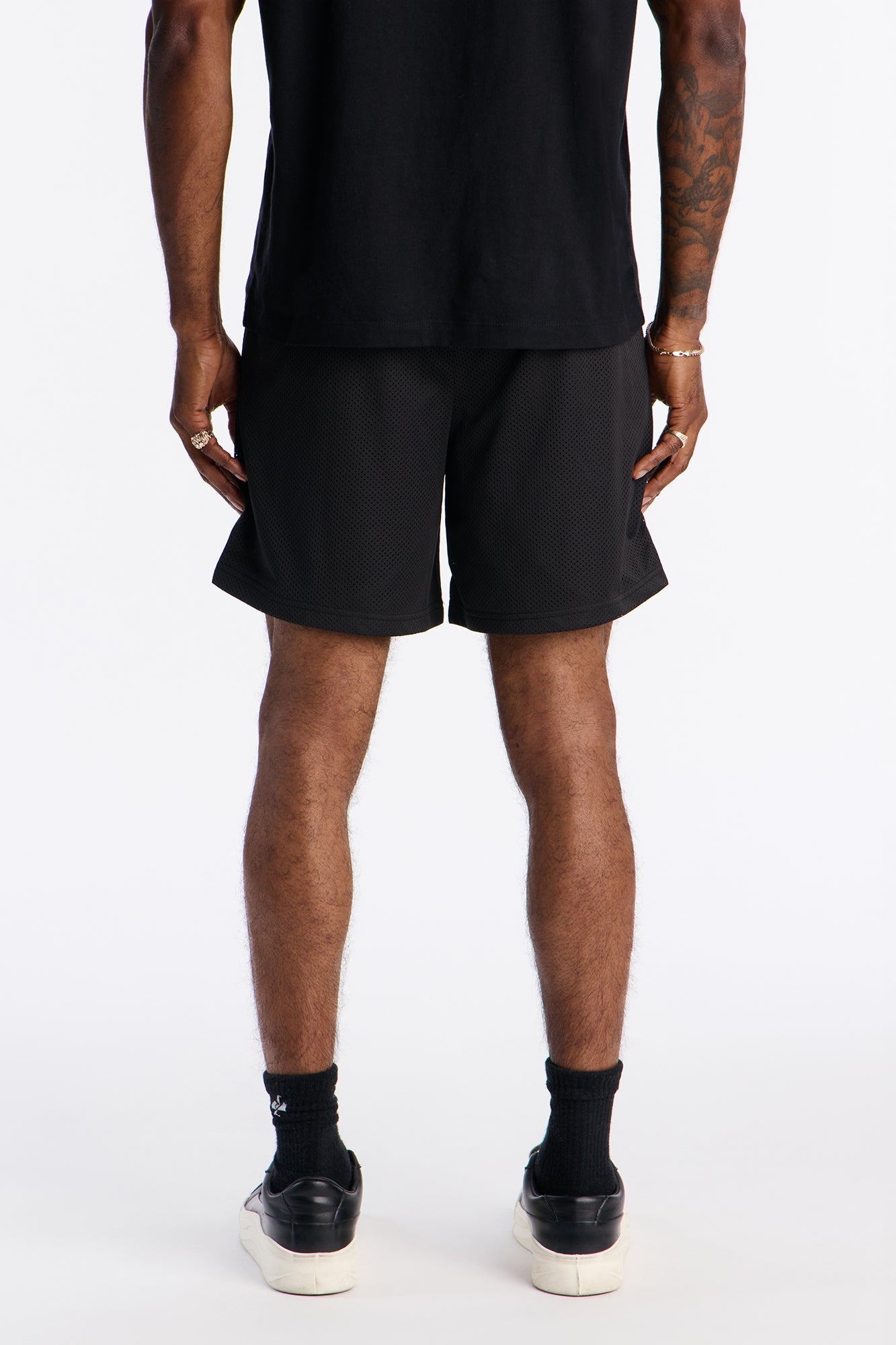 Angels Boulevard Mesh Short - Black