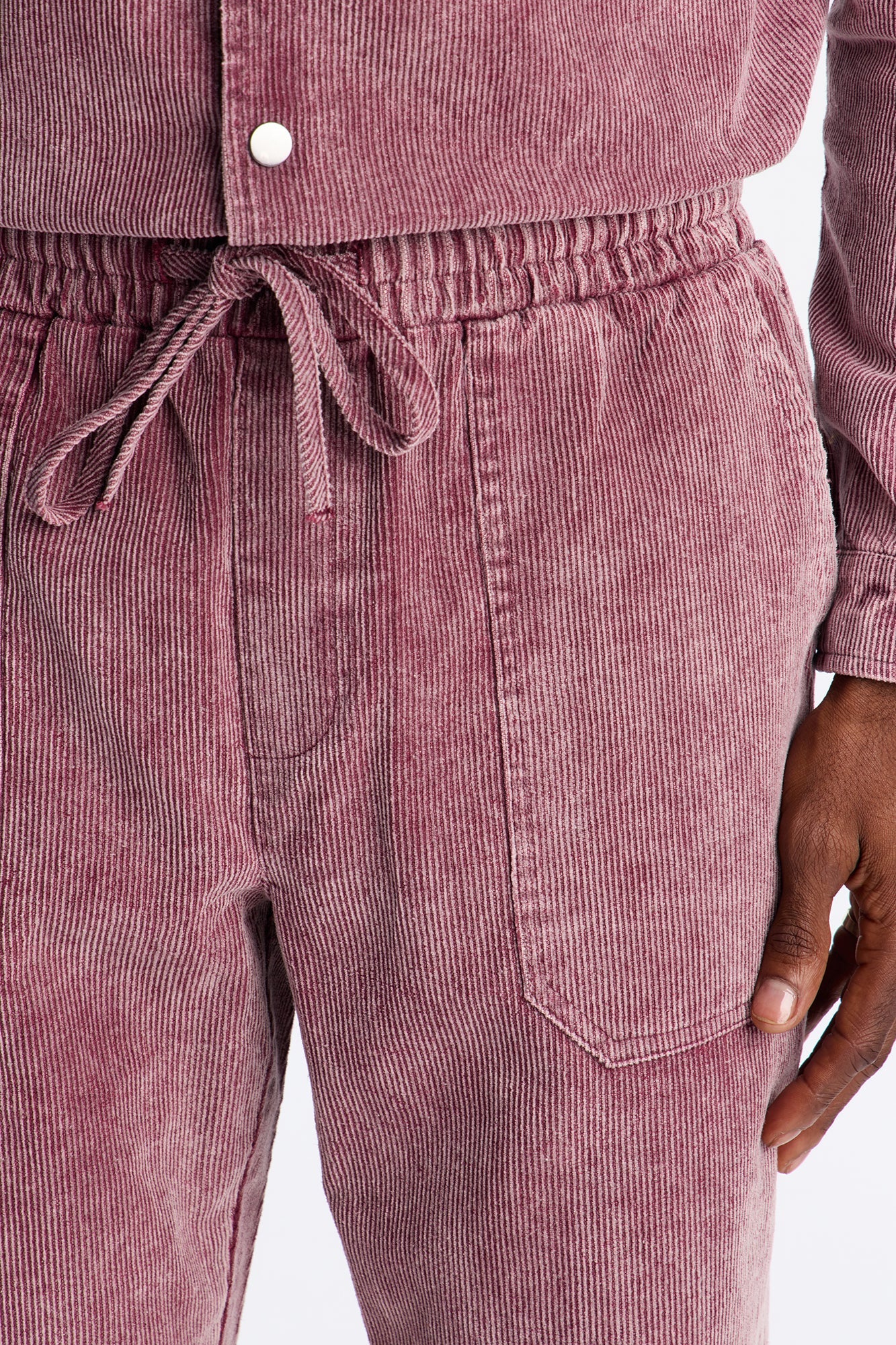 Straight Chi Town Corduroy Pant - Burgundy