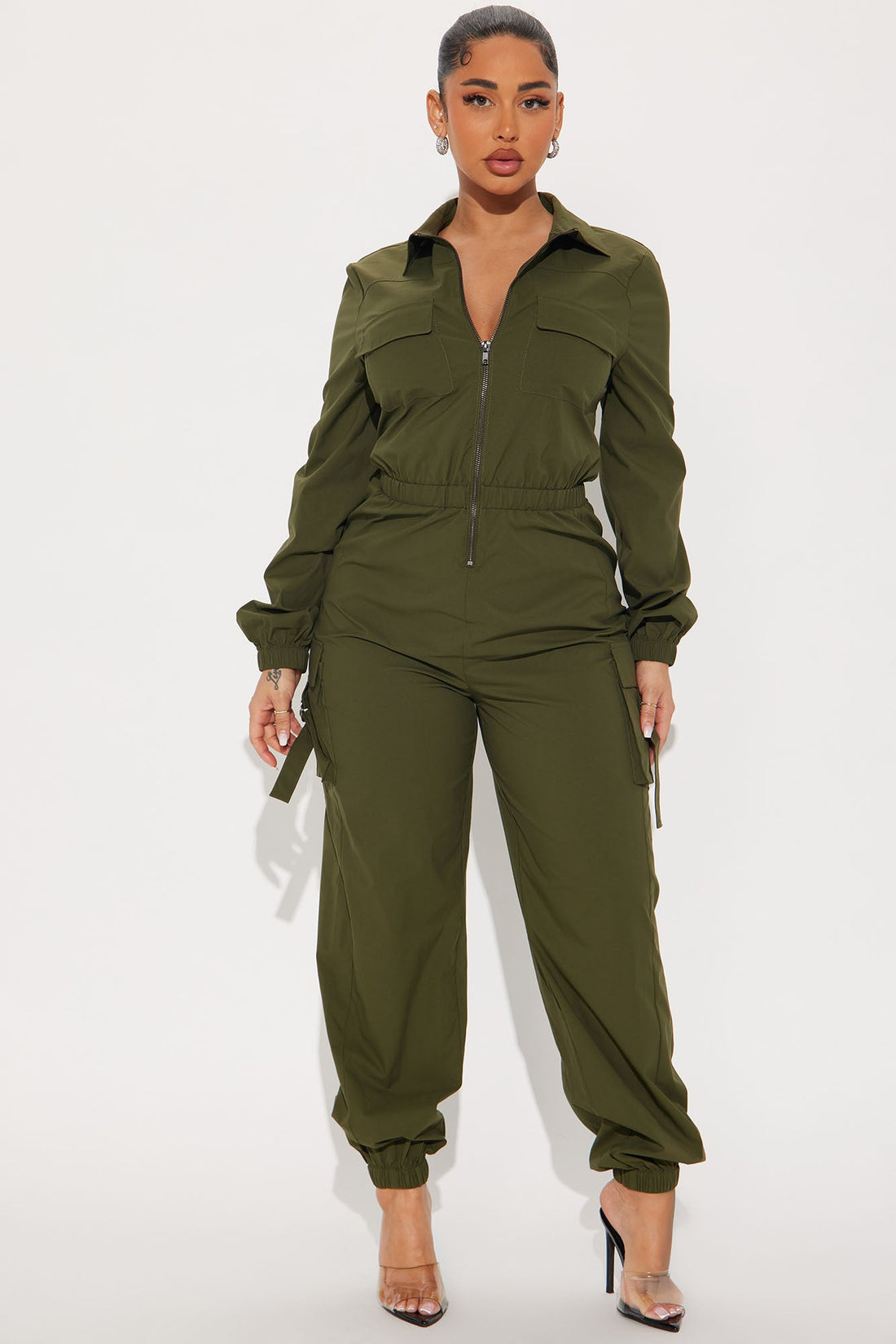 Emerla Jumpsuit - Olive