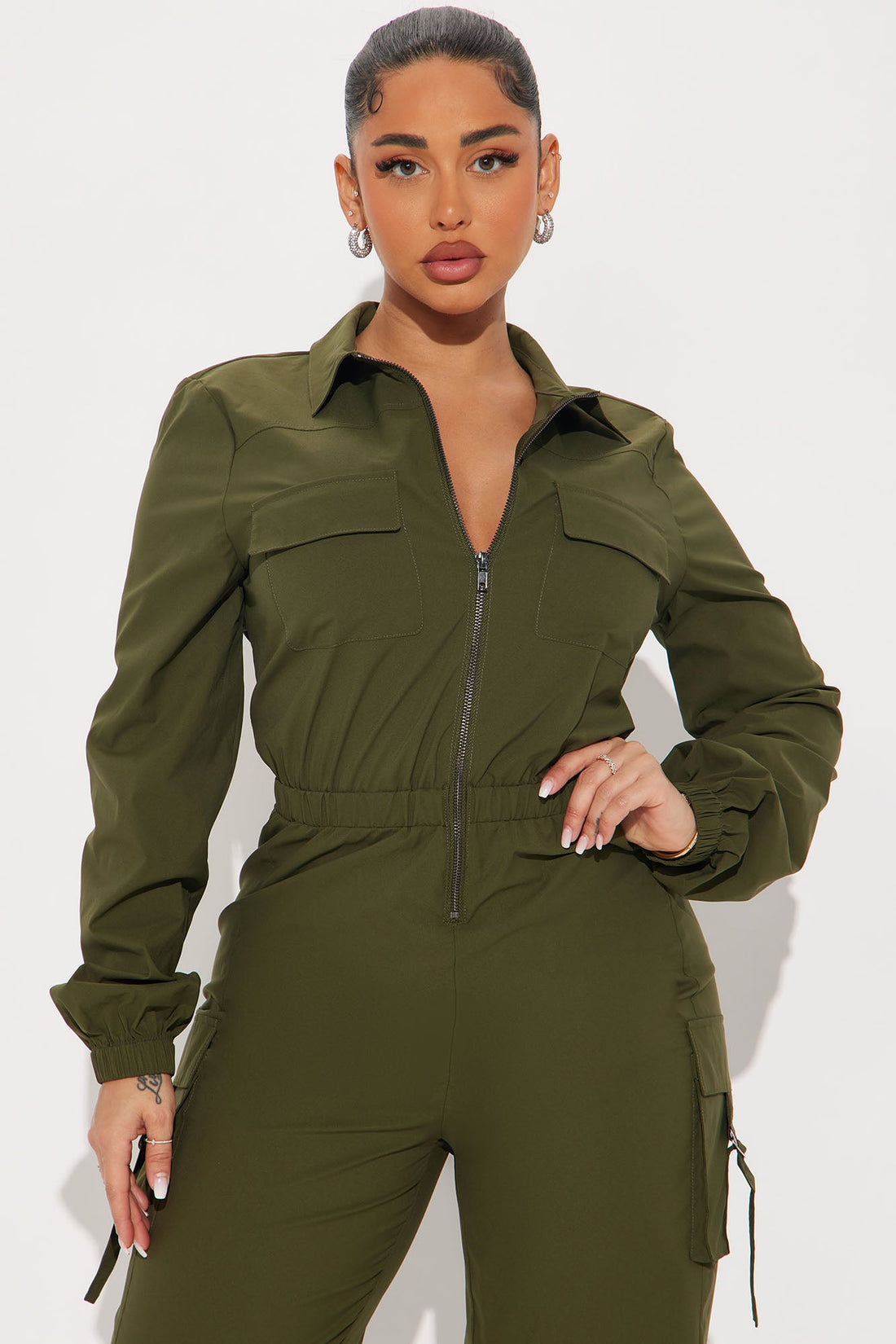 Emerla Jumpsuit - Olive