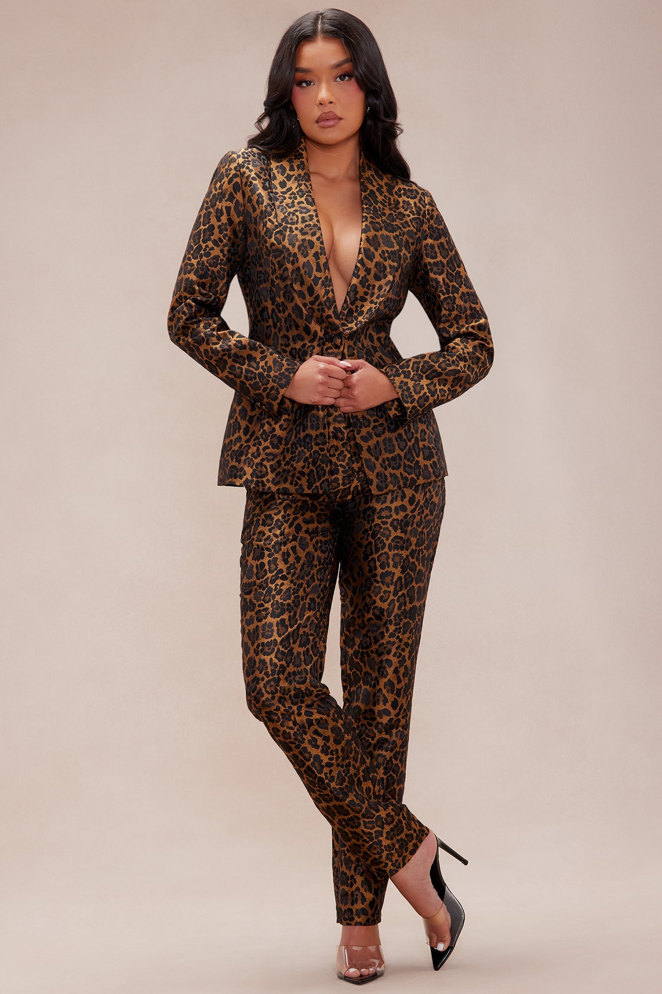 Laken Leopard Suit Set - Leopard