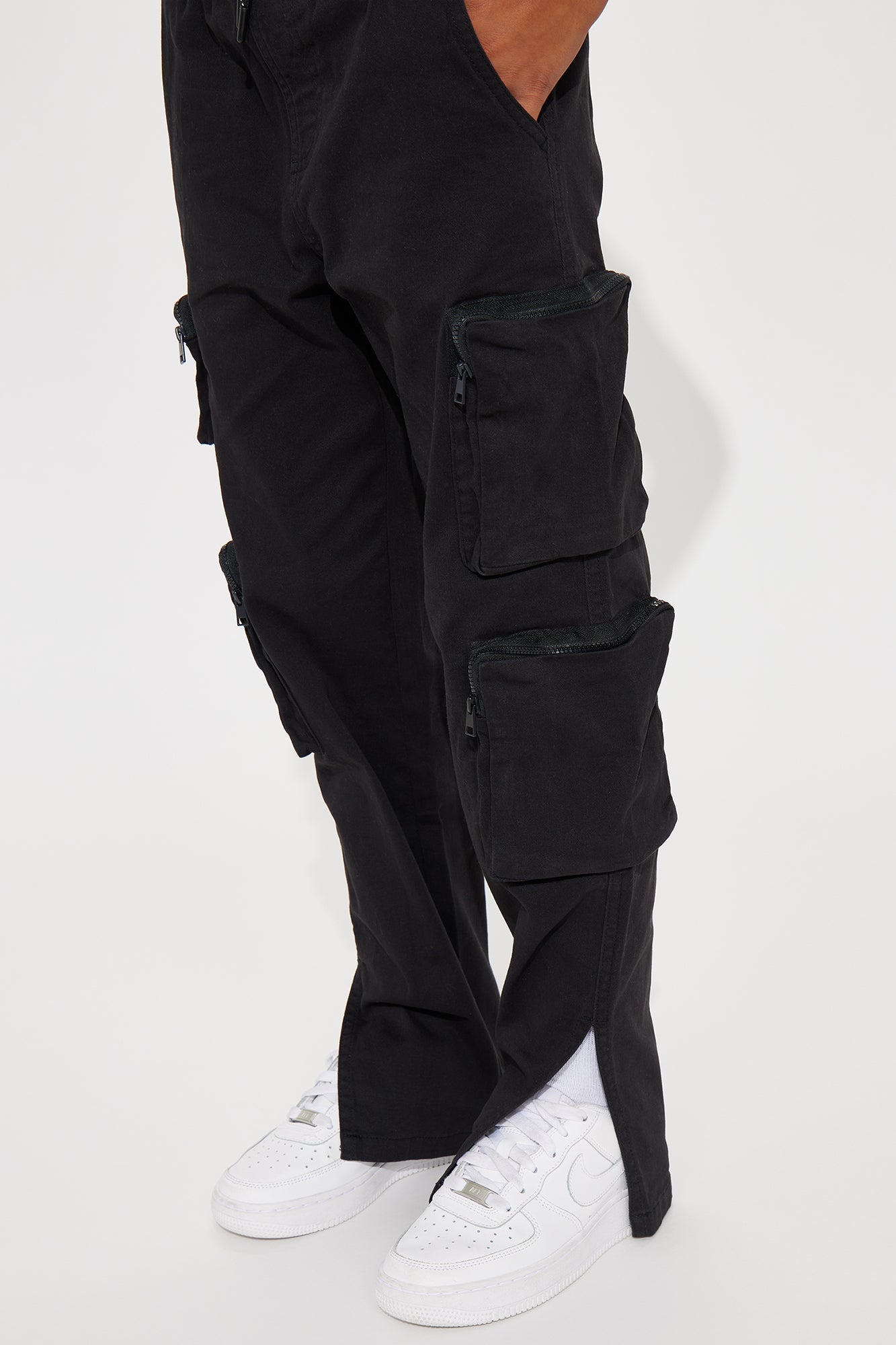 Mini Finer Things Cargo Twill Pant - Black