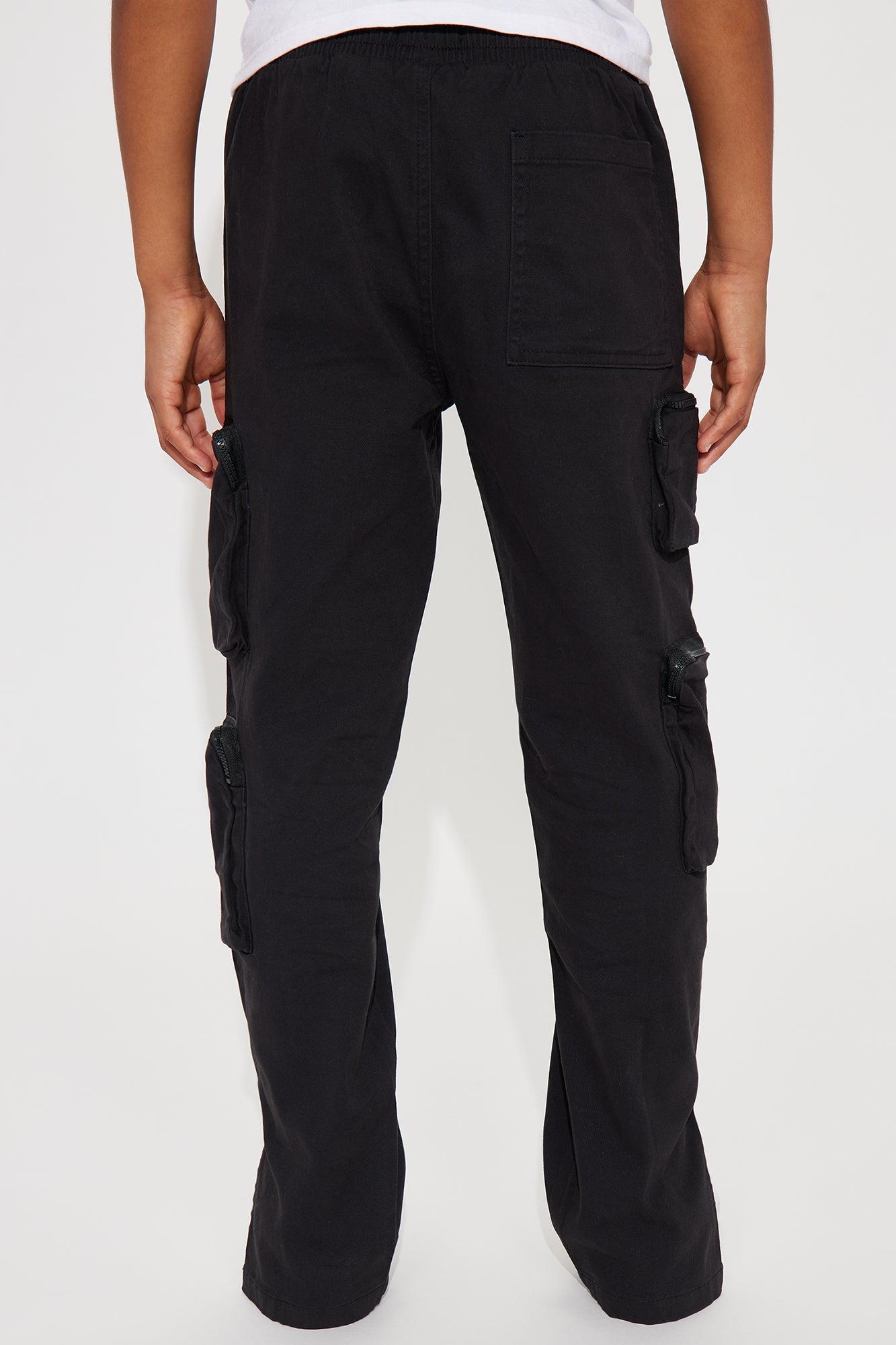 Mini Finer Things Cargo Twill Pant - Black