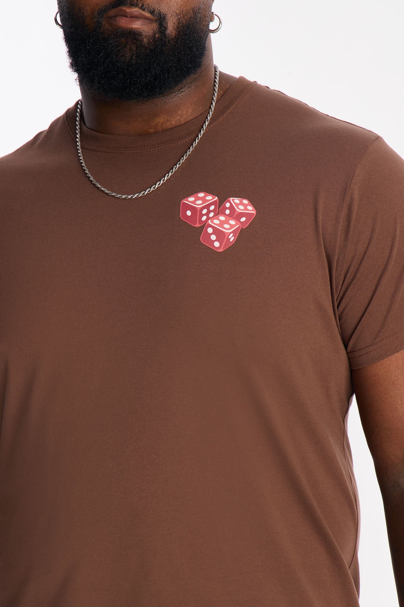 Fearless Risk Takers Short Sleeve Tee - Brown
