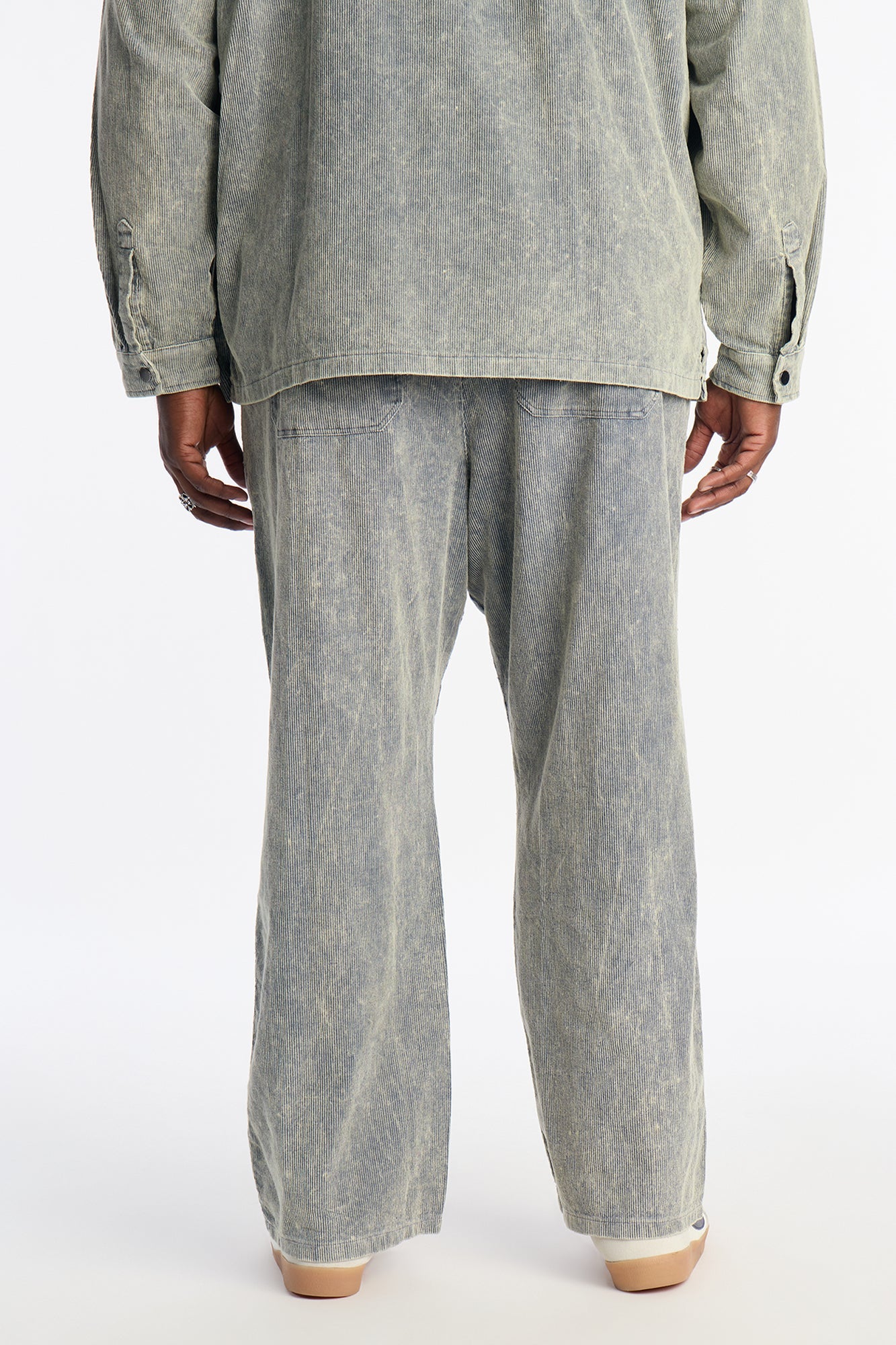Straight Chi Town Corduroy Pant - Blue Wash