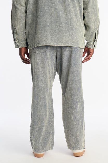 Straight Chi Town Corduroy Pant - Blue Wash