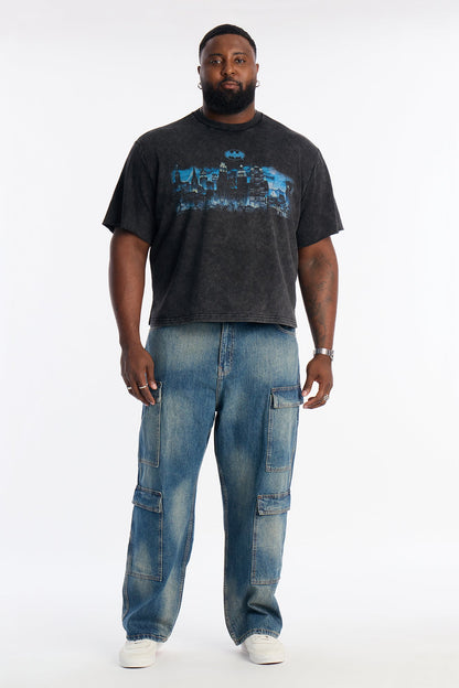 Baggy On Deck Cargo Jean - Dark Wash