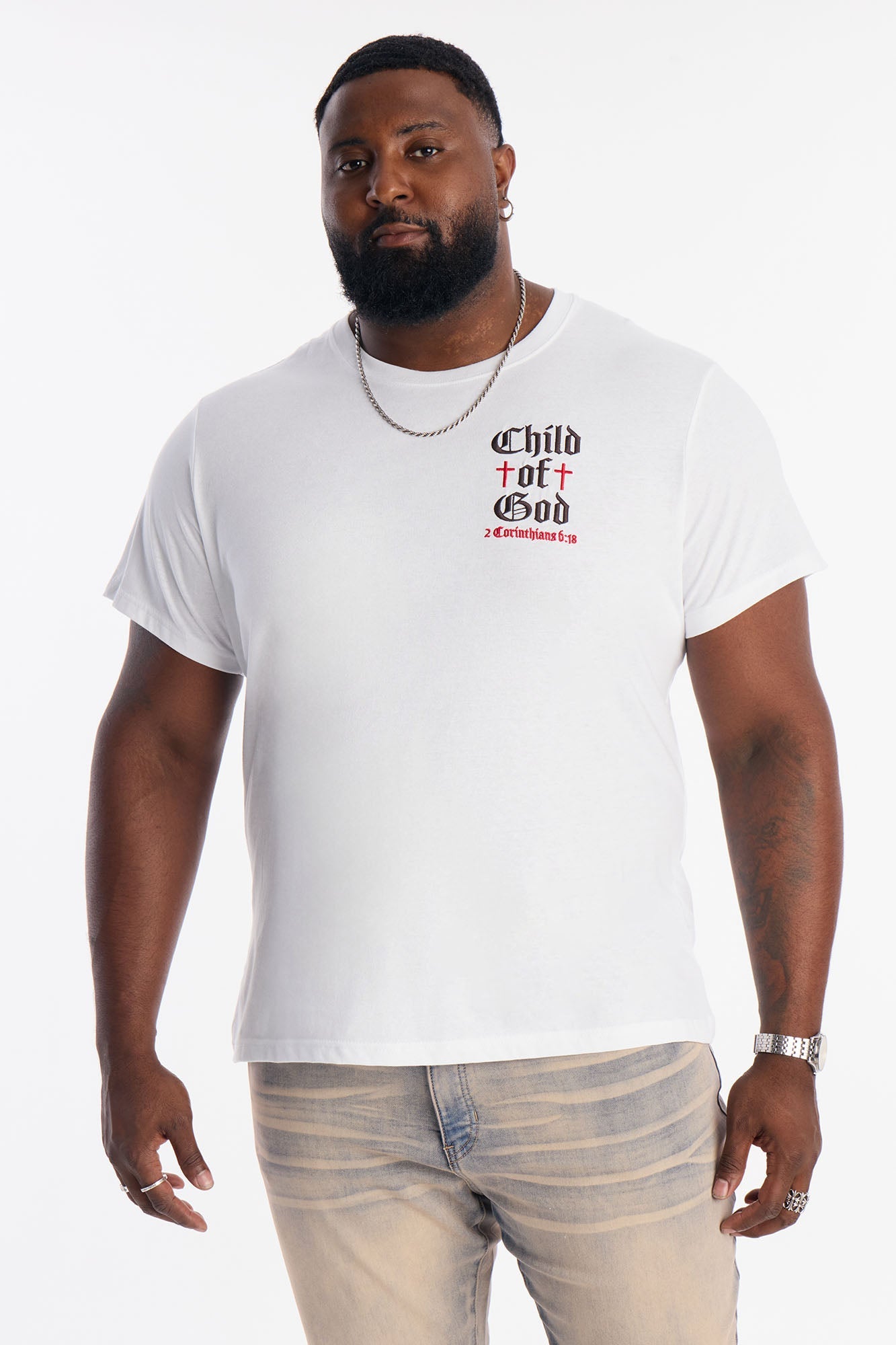 Child Of God Short Sleeve Tee - White