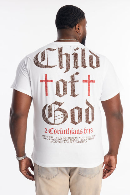 Child Of God Short Sleeve Tee - White