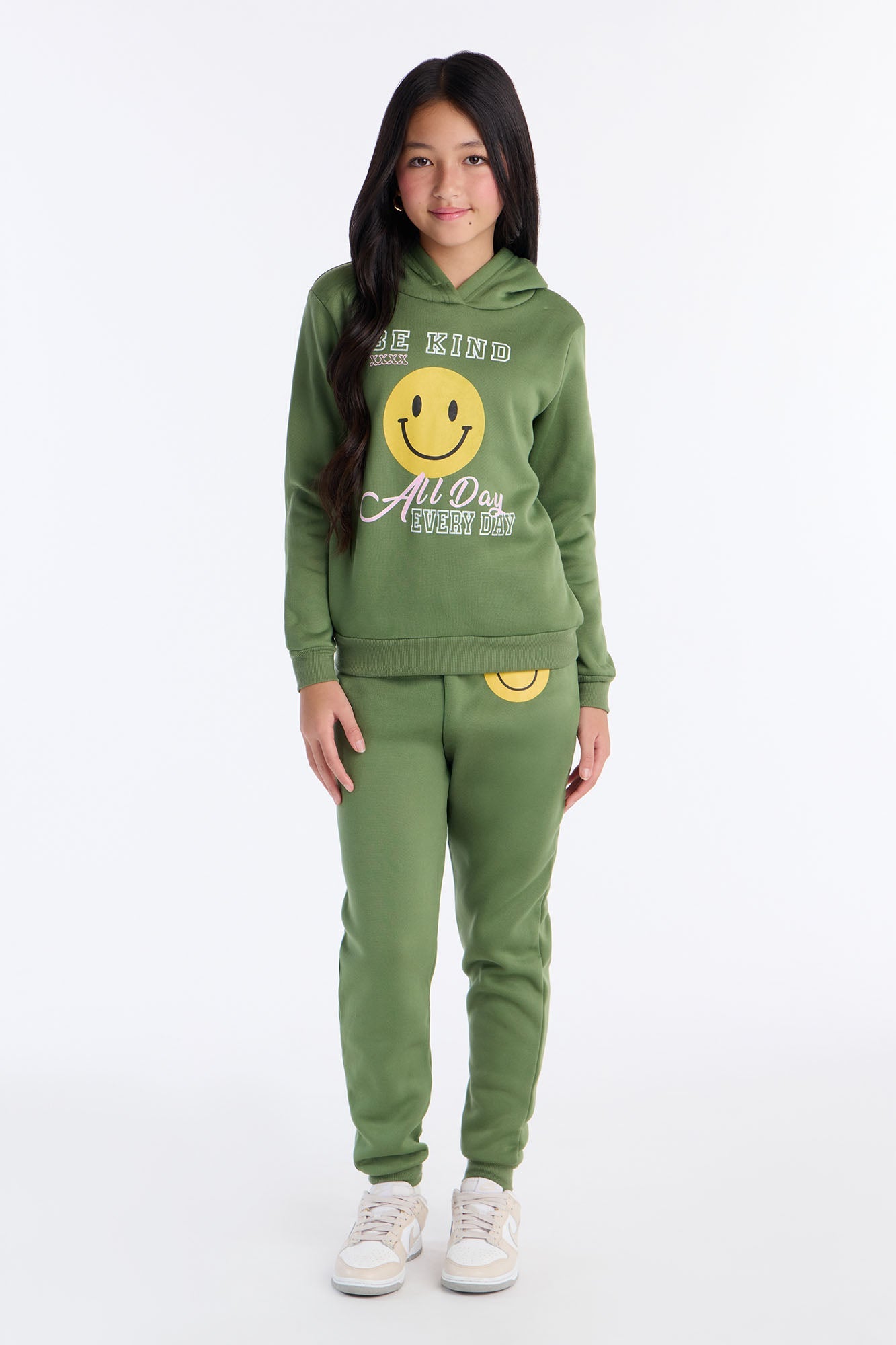 Mini Be Kind All Day Jogger Pant Set - Olive