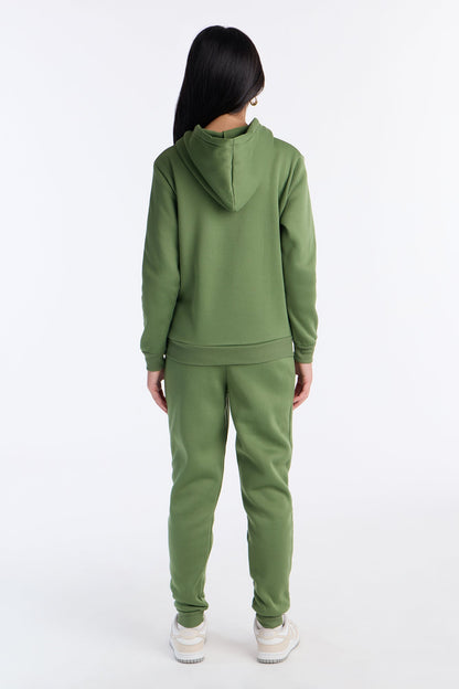 Mini Be Kind All Day Jogger Pant Set - Olive