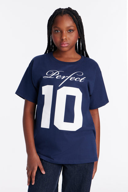 Mini Perfect 10 Short Sleeve Tee - Navy