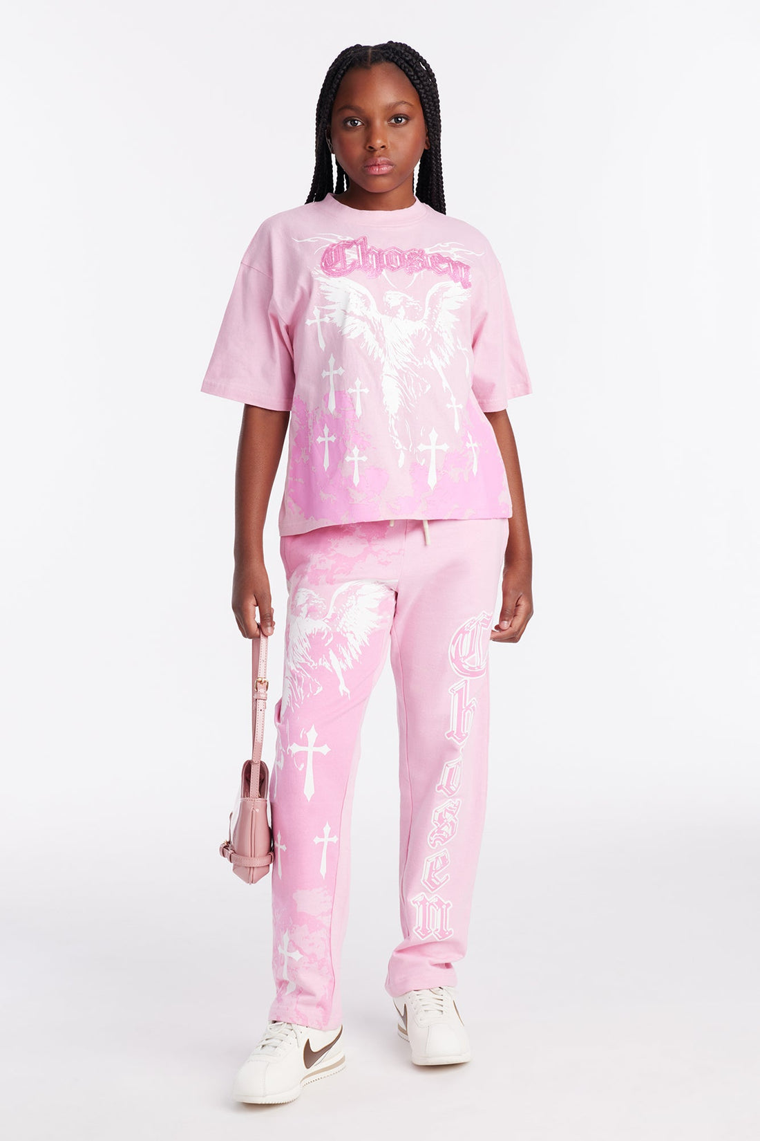 Mini Chosen Wide Leg Pants - Pink