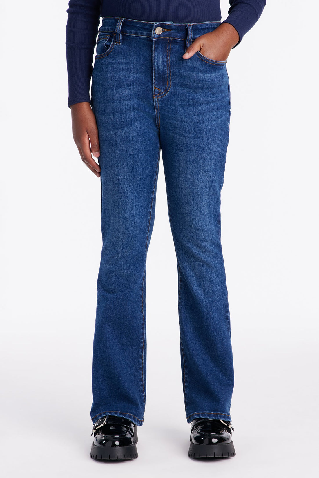 Mini Affair Of The Flare Stretch Jeans - Dark Wash