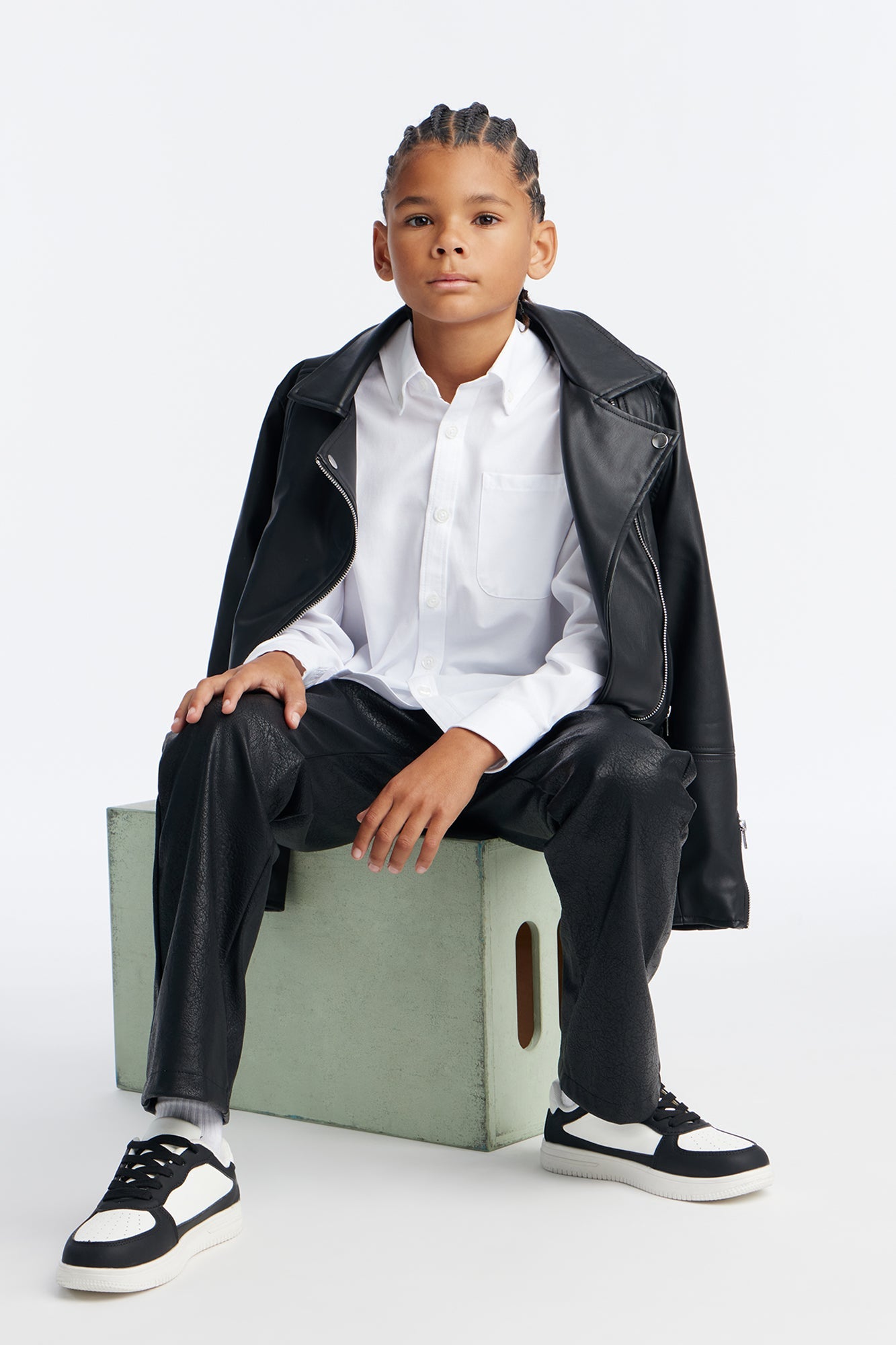 Mini Oxford Classic Shirt - White
