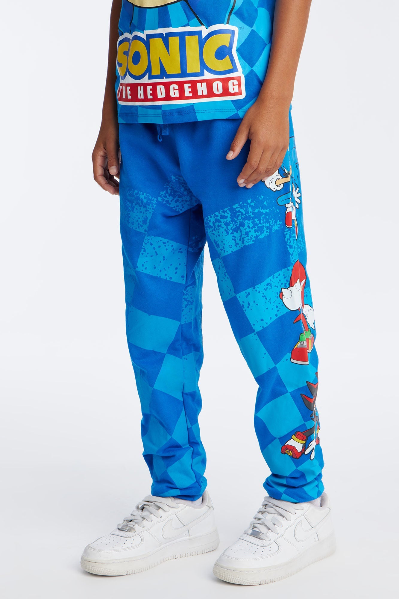 Mini Sonic And Tails Jogger Pant Set - Blue