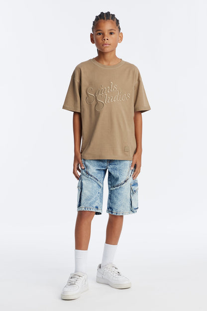 Mini Saints Studios Short Sleeve Tee - Taupe