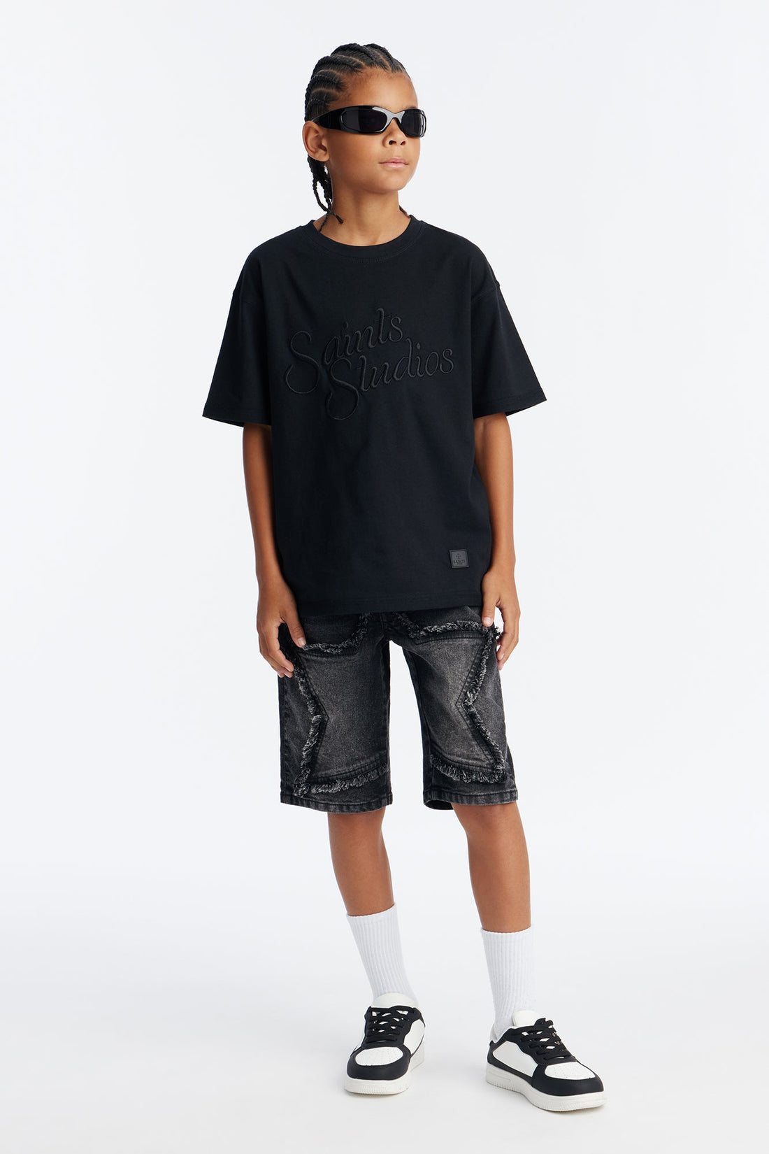 Mini Saints Studios Short Sleeve Tee - Black