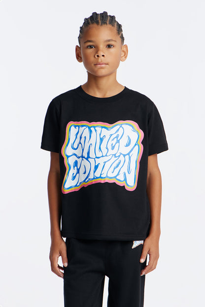 Mini Limited Edition Straight Leg Pant Set - Black