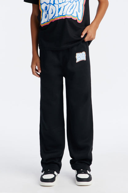 Mini Limited Edition Straight Leg Pant Set - Black